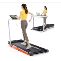 6 in 1 Folding Treadmill with 7% Incline, Walking Pad Treadmills for Home Foldable, 2.5HP Under Desk Running Pad Walk Pads Treadmill 1-12KM/H with LED Display, Magnetic Remote&APP Control